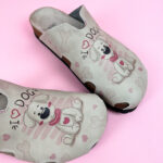 Sabot anatomico colorato con sottopiede in scamosciata / Sabot anatomico colorato con sottopiede in scamosciata /