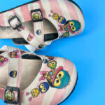 Sabot anatomico colorato con sottopiede in scamosciata / Sabot anatomico colorato con sottopiede in scamosciata /