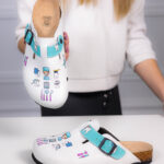 Ciabatte per dentisti con sottopiede in scamosciata / Ciabatte per dentisti con sottopiede in scamosciata /