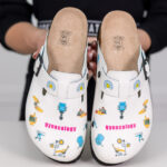 Ciabatte per medici con sottopiede in scamosciata / Ciabatte per medici con sottopiede in scamosciata /