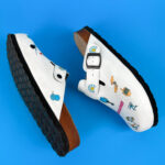 Ciabatte per medici con sottopiede in scamosciata / Ciabatte per medici con sottopiede in scamosciata /