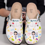 Ciabatte per cucina con sottopiede in scamosciata / Ciabatte per cucina con sottopiede in scamosciata /