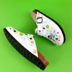 Ciabatte per cucina con sottopiede in scamosciata / Ciabatte per cucina con sottopiede in scamosciata /