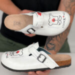 Ciabatte per cucina con sottopiede in scamosciata / Ciabatte per cucina con sottopiede in scamosciata /