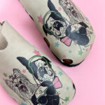 Sabot anatomico colorato con sottopiede in scamosciata /