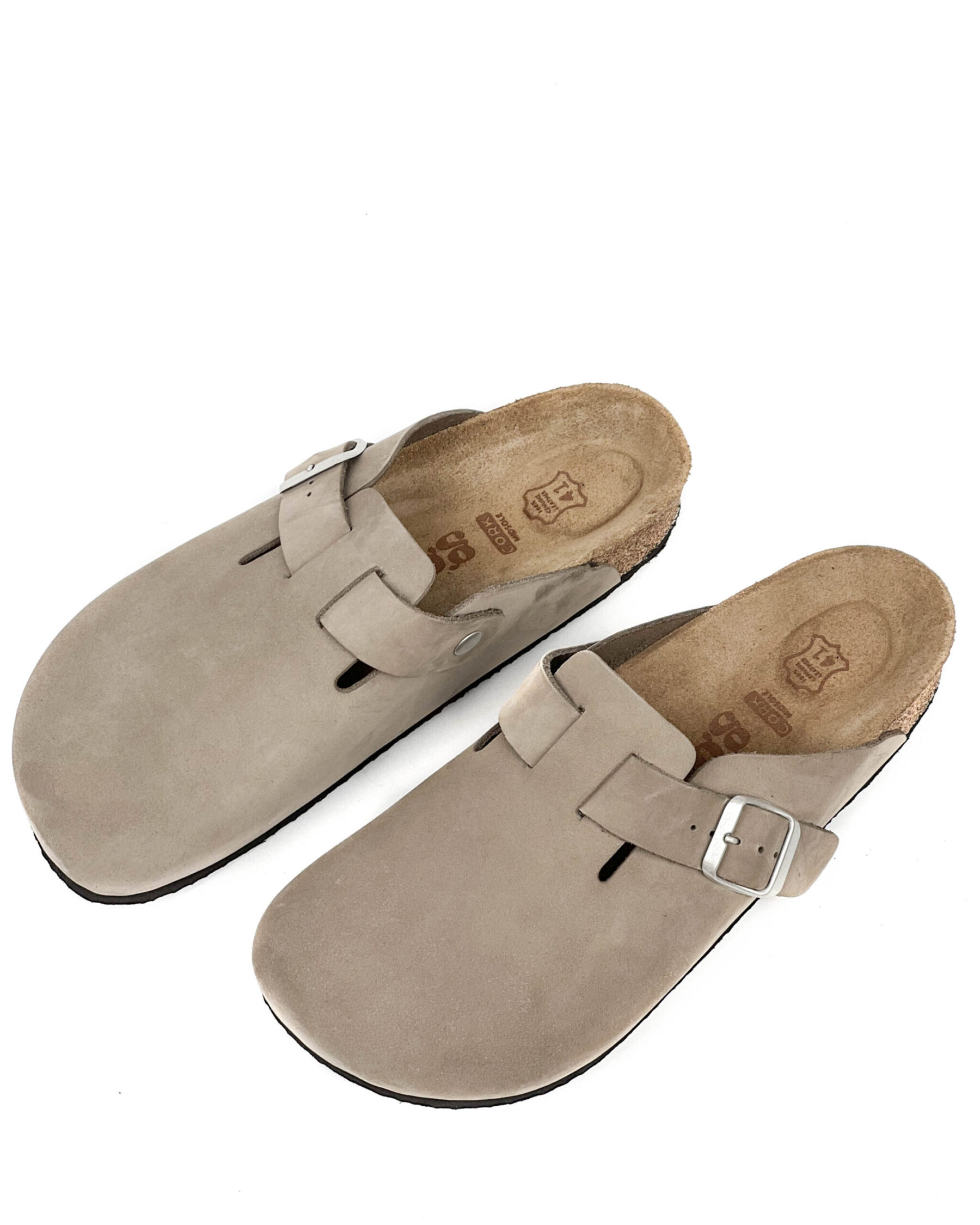 Sabot anatomico da uomo in scamosciata
