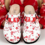 Sabot anatomico colorato con sottopiede in scamosciata /