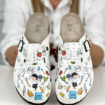 Ciabatte per cucina con sottopiede in scamosciata /