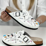 Ciabatte per cucina con sottopiede in scamosciata /