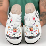 Ciabatte per cucina con sottopiede in scamosciata /