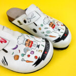 Ciabatte per cucina con sottopiede in scamosciata /