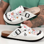 Ciabatte per cucina con sottopiede in scamosciata /