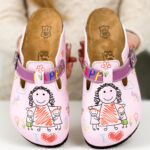 Ciabatte per asilo con sottopiede in scamosciata / Ciabatte per asilo con sottopiede in scamosciata /