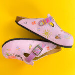 Ciabatte per asilo con sottopiede in scamosciata / Ciabatte per asilo con sottopiede in scamosciata /