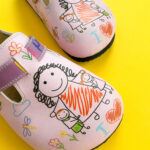 Ciabatte per asilo con sottopiede in scamosciata / Ciabatte per asilo con sottopiede in scamosciata /