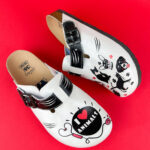 Ciabatte per veterinari con sottopiede in pelle /