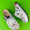 Ciabatte per infermiere con sottopiede in pelle Sabot da lavoro donna Ciabatte da infermiere 5 Ciabatte per infermiere con sottopiede in pelle Sabot da lavoro donna Ciabatte da infermiere 5