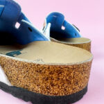 Ciabatte per medici con sottopiede in pelle /