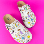 Ciabatte per asilo con sottopiede in pelle /