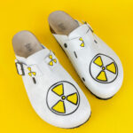 Ciabatte tipo sabot da donna fatte a mano con plantare ortopedico in vera pelle 700255 / Ciabatte tipo sabot da donna fatte a mano con plantare ortopedico in vera pelle 700255 /