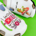 Sabot anatomico colorato con sottopiede in scamosciata / Sabot anatomico colorato con sottopiede in scamosciata /