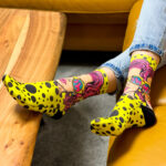 Calzini colorati a fantasia per donna /