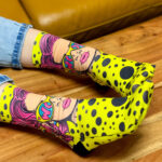 Calzini colorati a fantasia per donna /