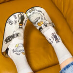 Calzini colorati a fantasia per donna / Calzini colorati a fantasia per donna /