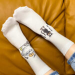 Calzini colorati a fantasia per donna / Calzini colorati a fantasia per donna /