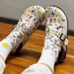 Calzini colorati a fantasia per donna / Calzini colorati a fantasia per donna /