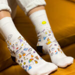 Calzini colorati a fantasia per donna / Calzini colorati a fantasia per donna /