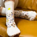 Calzini colorati a fantasia per donna / Calzini colorati a fantasia per donna /