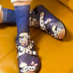 Calzini colorati a fantasia per donna /