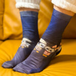 Calzini colorati a fantasia per donna /