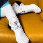 Calzini colorati a fantasia per donna /