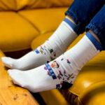 Calzini colorati a fantasia per donna / Calzini colorati a fantasia per donna /