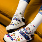 Calzini colorati a fantasia per donna / Calzini colorati a fantasia per donna /