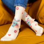 Calzini colorati a fantasia per donna /