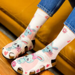 Calzini colorati a fantasia per donna /