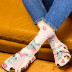 Calzini colorati a fantasia per donna /
