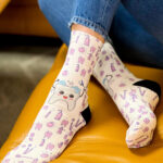 Calzini colorati a fantasia per donna / Calzini colorati a fantasia per donna /