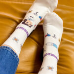 Calzini colorati a fantasia per donna /