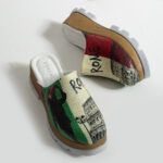 Ciabatte anatomiche con plateau in vera pelle / Ciabatte anatomiche con plateau in vera pelle /