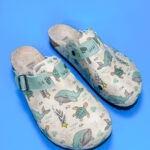 Sabot anatomico colorato con sottopiede in scamosciata / Sabot anatomico colorato con sottopiede in scamosciata /