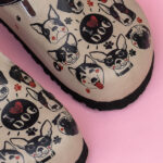 Sabot anatomico colorato con sottopiede in scamosciata / Sabot anatomico colorato con sottopiede in scamosciata /