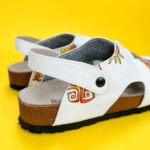 Sandali da donna fatte a mano con plantare ortopedico in vera pelle 700267 / Sandali da donna fatte a mano con plantare ortopedico in vera pelle 700267 /