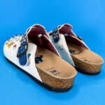 Ciabatte tipo sabot da donna fatte a mano con plantare ortopedico in vera pelle 700282 / Ciabatte tipo sabot da donna fatte a mano con plantare ortopedico in vera pelle 700282 /