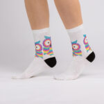 Calzini colorati a fantasia per donna / Calzini colorati a fantasia per donna /