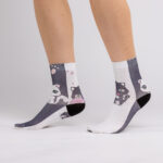 Calzini colorati a fantasia per donna /