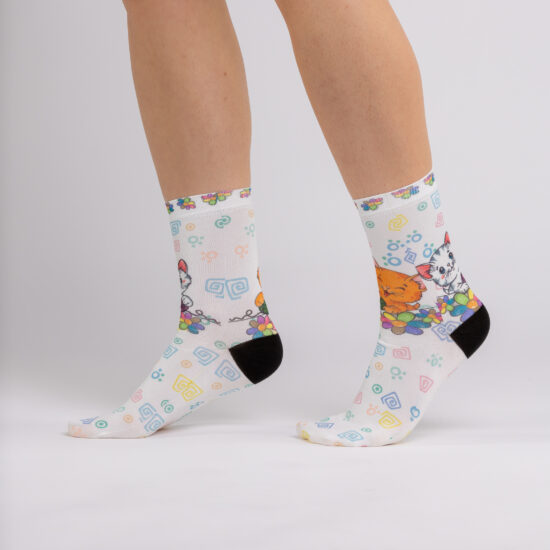 Calzini colorati a fantasia per donna SCONTO 2 Calzini colorati a fantasia per donna SCONTO 2